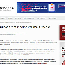 Fuses e aquisies tm 1 semestre mais fraco e recuam
